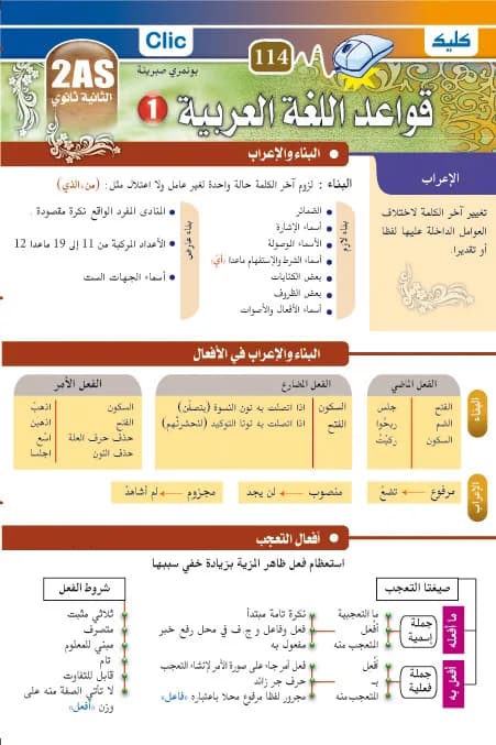 لغة عربية -نحو- 2 ثانوي
