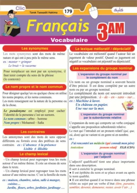 Français 3AM